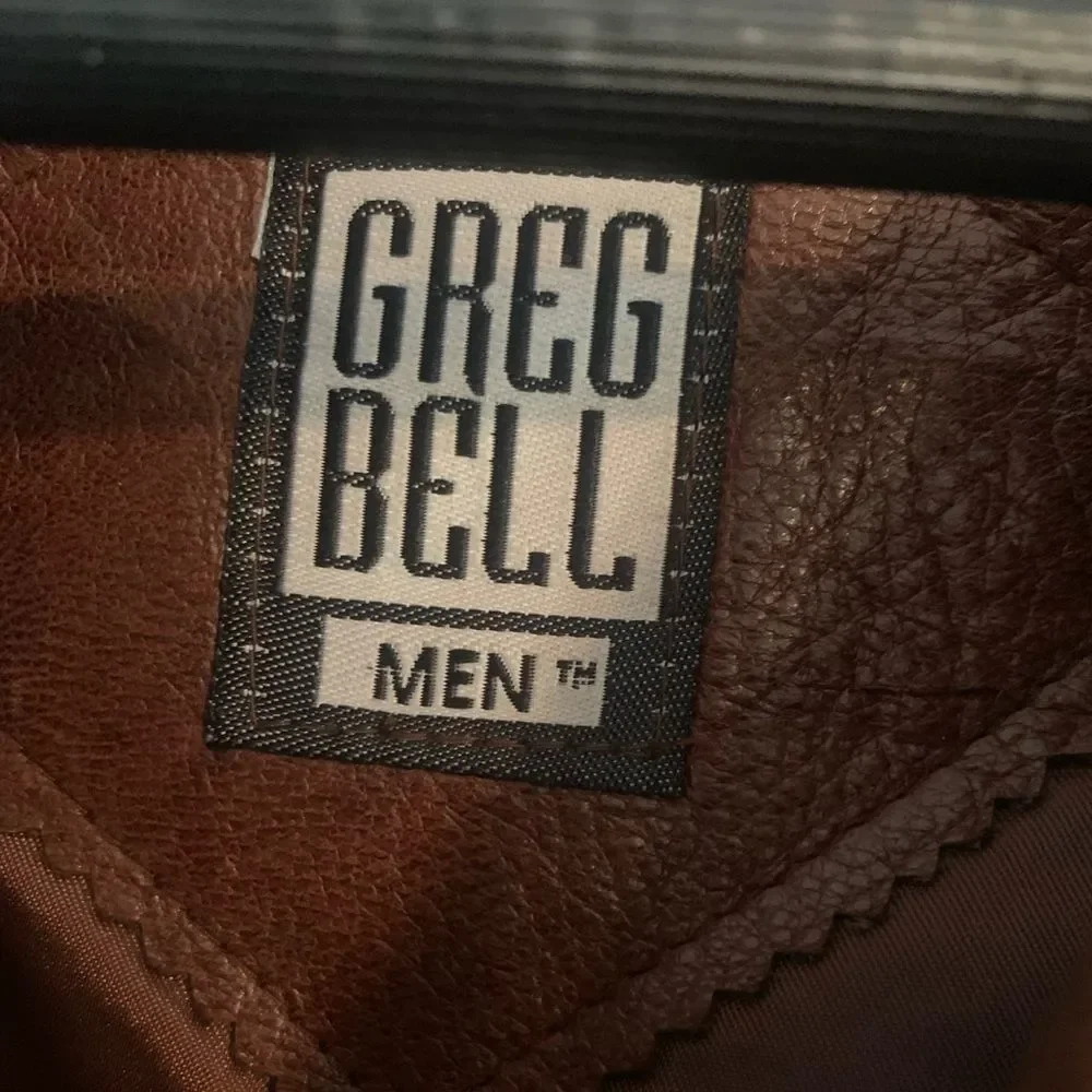 Mens Large Brown Soft leather coat - Picture 8 of 13